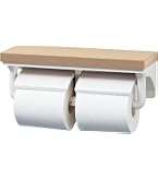 Amazon | TOTO 二連紙巻器 棚付き(木質) YH601FMR #EL 芯なしペーパー